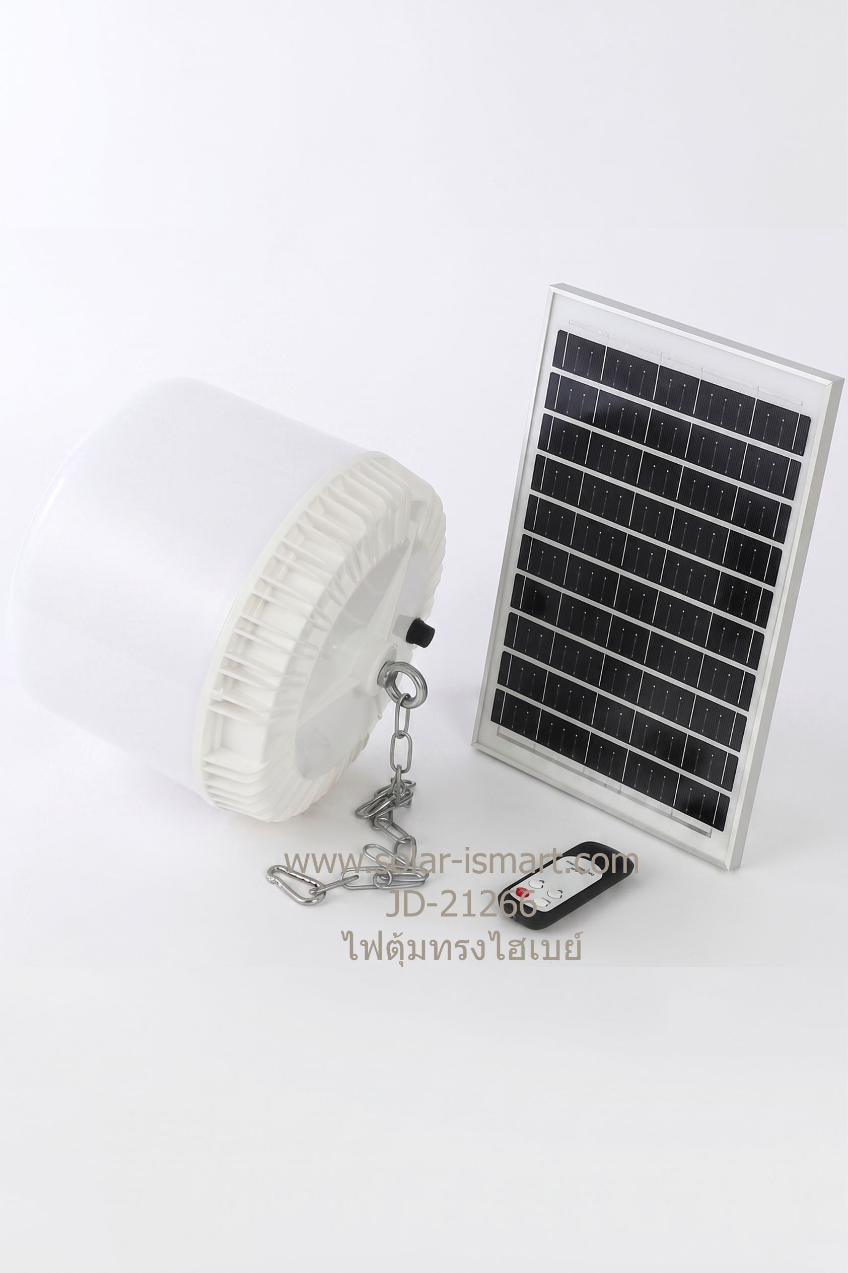 ไฟหลอดตุ้มโซล่าเซลล์ JINDIAN JD-21266 400W BIG SIZE