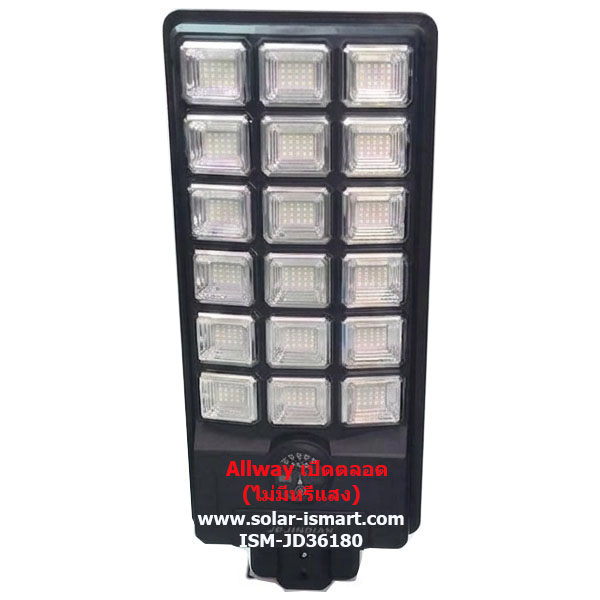 ไฟถนนโซล่าเซลล์ JINDIAN JD-36180 ขนาด 12,000W ของแท้