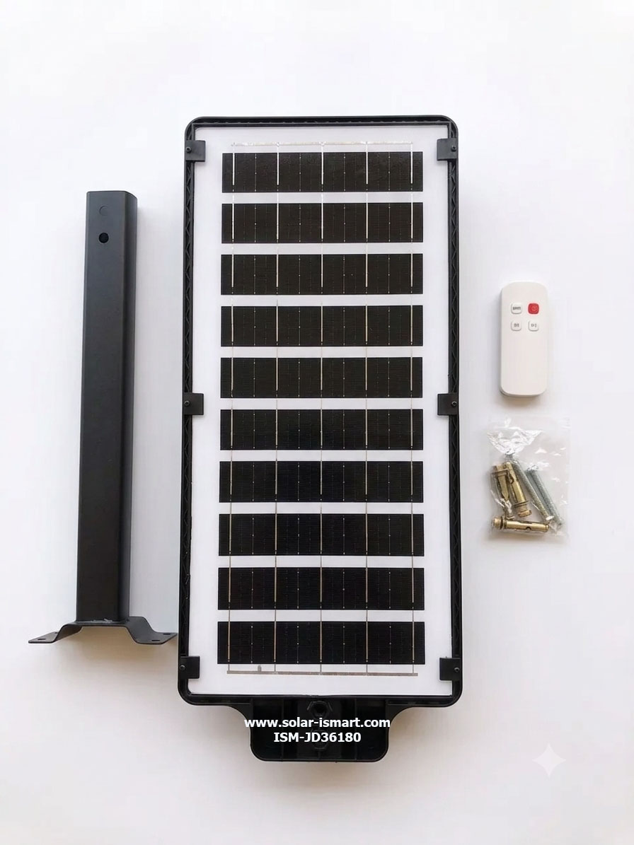 แผงโซล่าเซลล์ Monocrystalline 6V 12W ไฟถนน JD-36180