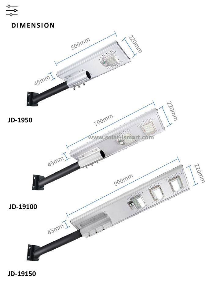 ไฟถนน solar cell 100w
