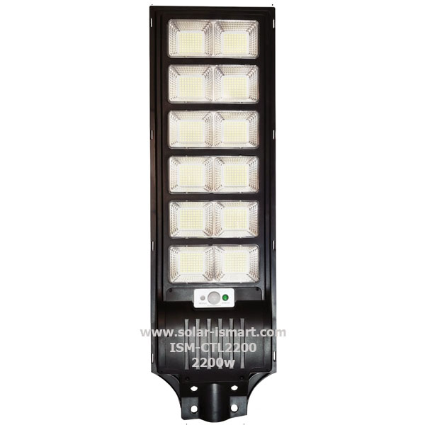 ภาพสปอร์ตไลท์โซล่าเซลล์รุ่น ISM-CTL2200 ขนาด 2,200w